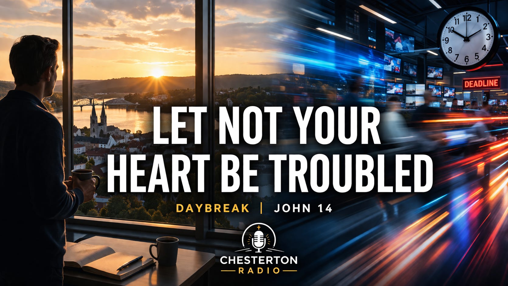 🌅 Daybreak in Atchison — “Let Not Your Heart Be Troubled”