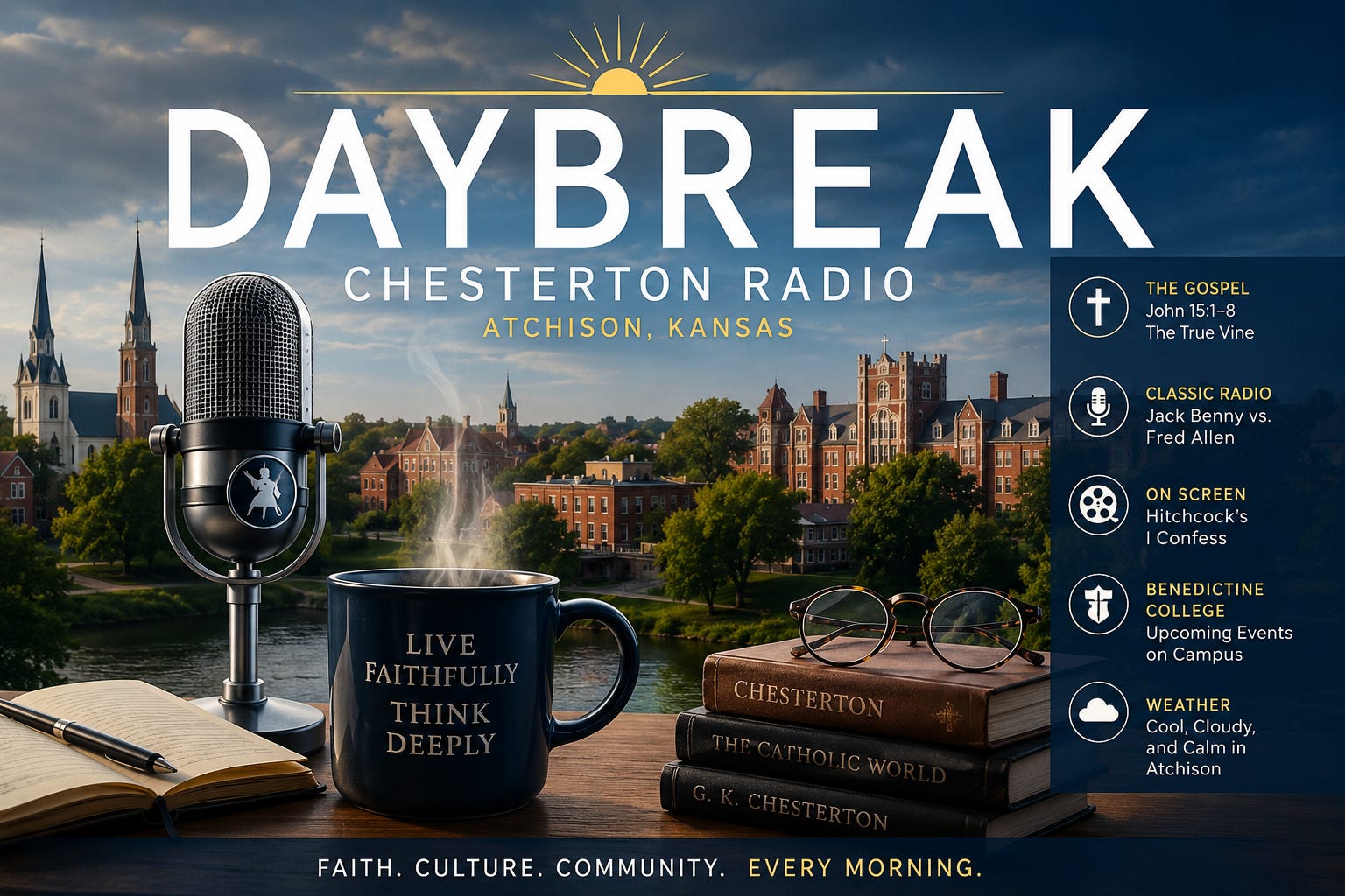 Daybreak — The True Vine, Radio Feuds, and Hitchcock’s Silence
