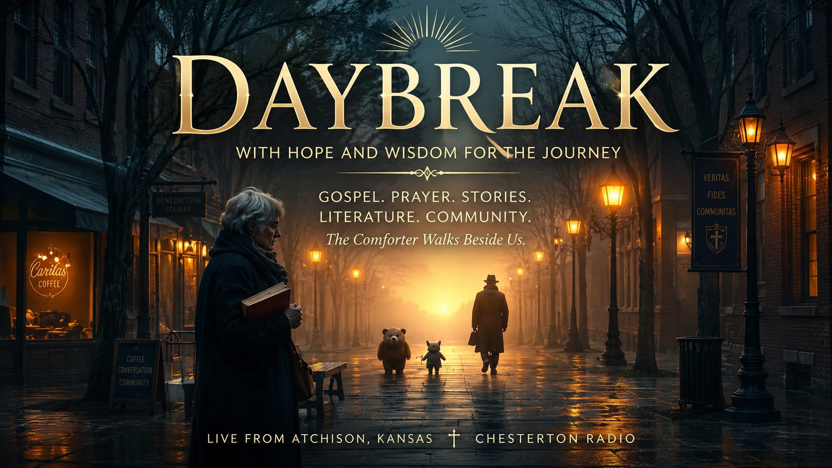 The Comforter Walks Beside Us | Holmes, Pooh, Prayer & the Hidden Grace of Morning
