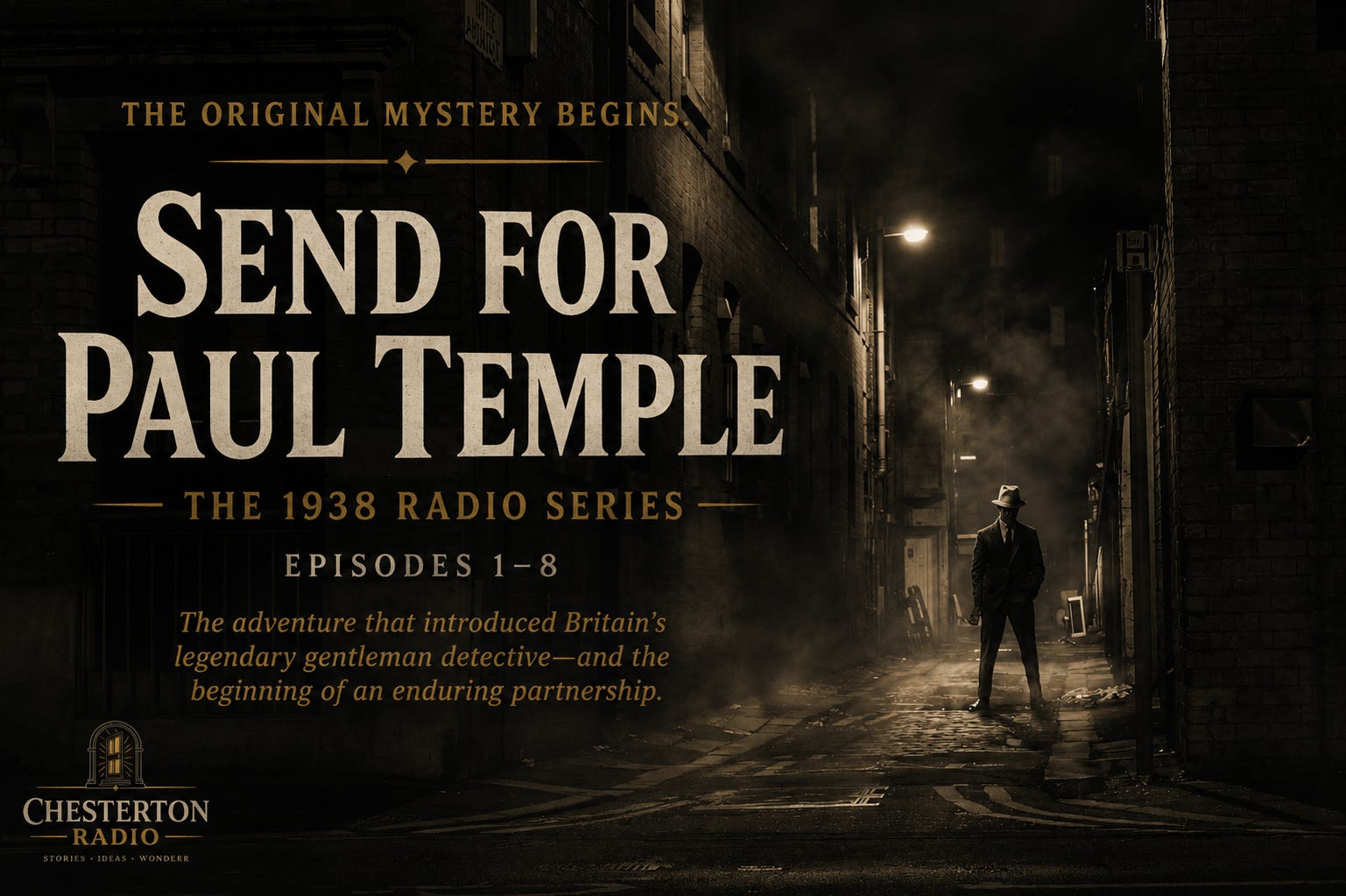 Send for Paul Temple (1938) | The First Paul Temple Mystery | Episodes 1–8 | Classic BBC Radio Detective Serial Complete