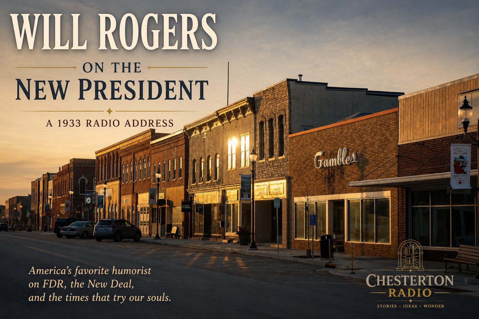 Will Rogers on the New President (1933) | America’s Favorite Humorist Meets FDR’s New Deal