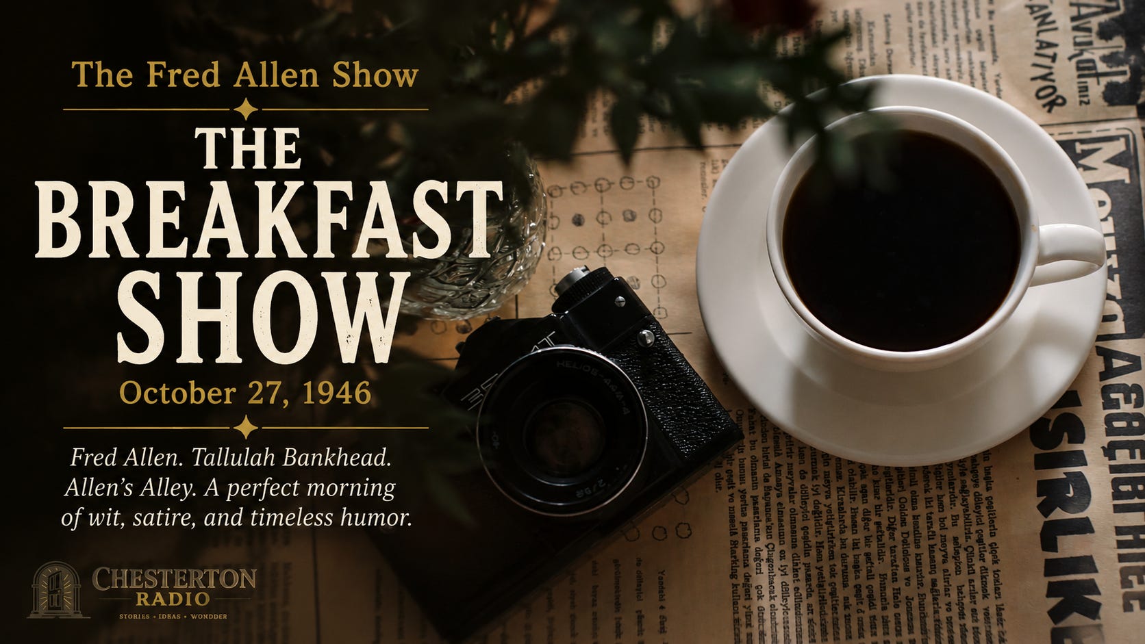 The Fred Allen Show — “The Breakfast Show” (October 27, 1946) The Master of Radio Satire at the Height of His Powers