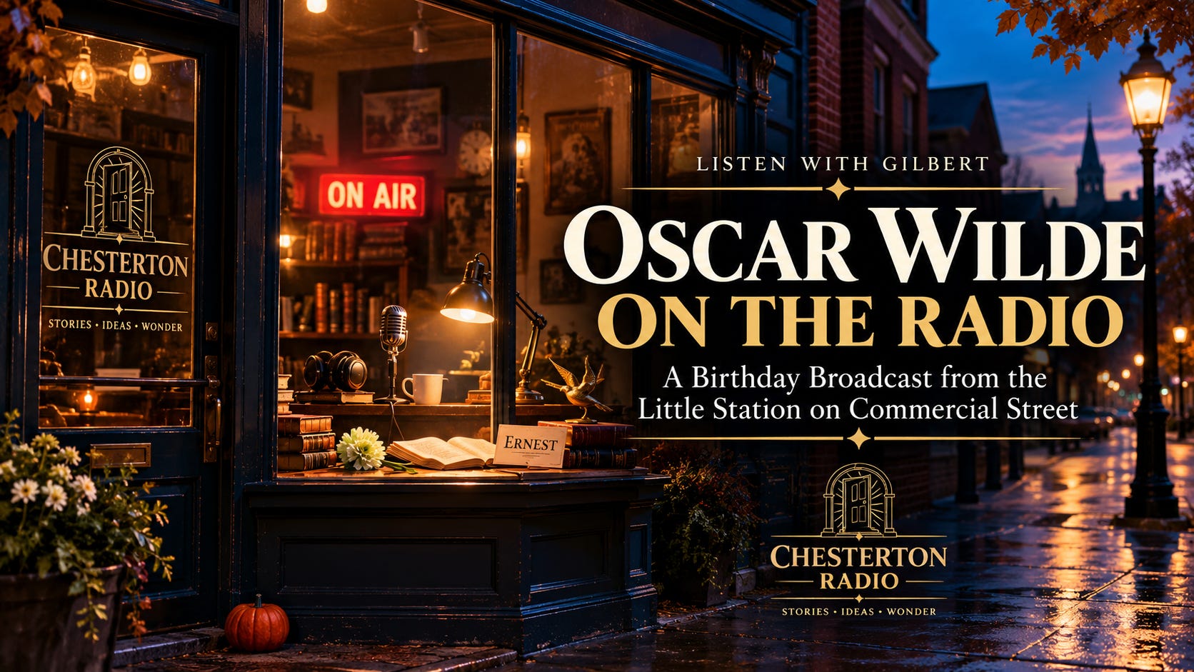 Oscar Wilde on the Radio: A Birthday Broadcast