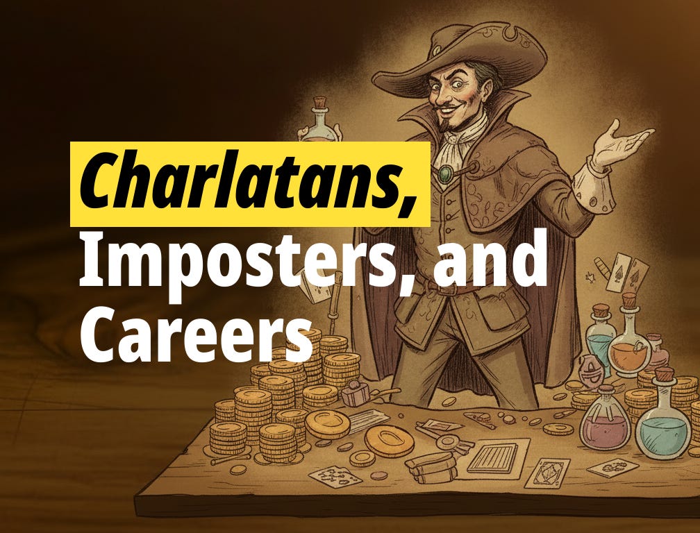 Episode 3: Charlatans, Imposters, and Lucky B******s: How We Find Our Careers episode artwork