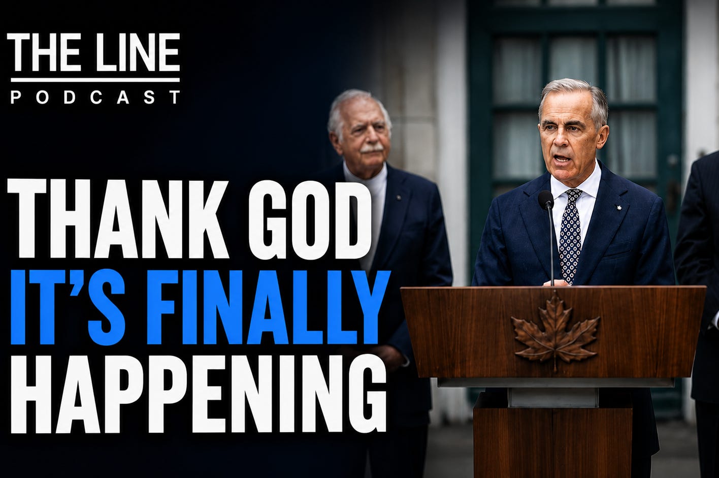 The Line Podcast: Carney makes the easy call to fix our most symbolic national disgrace episode artwork