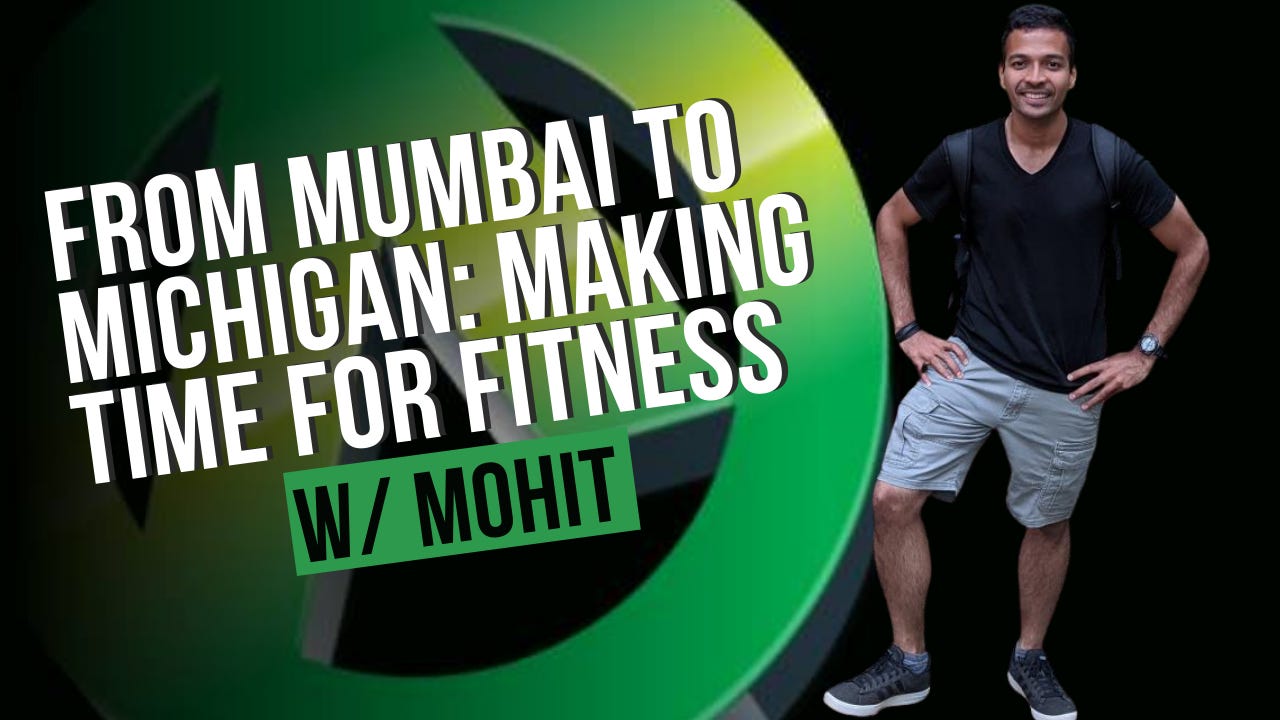 From Mumbai To Michigan: Making Time For Fitness w/ Mohit [Podcast] episode artwork