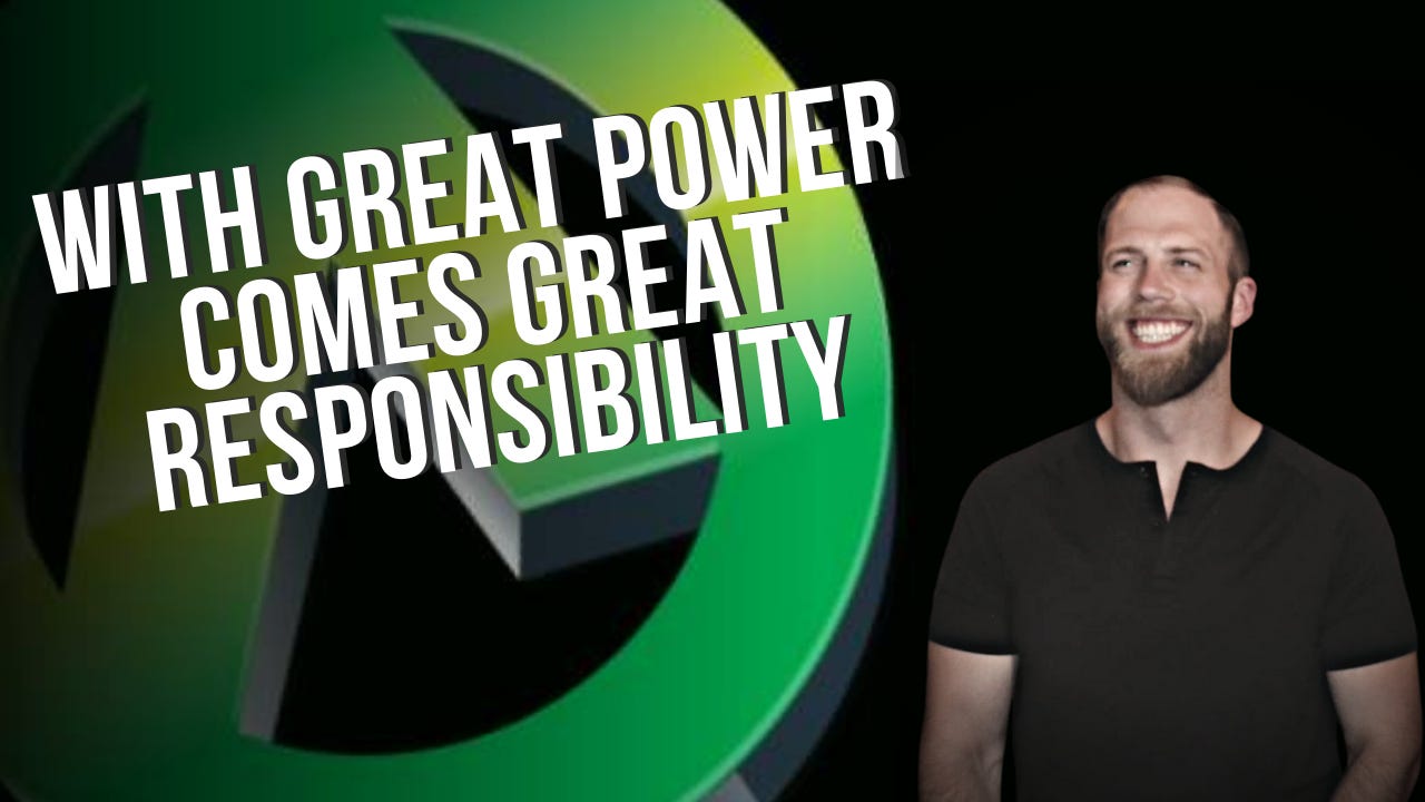 With Great Power Comes Great Responsibility [Podcast] episode artwork