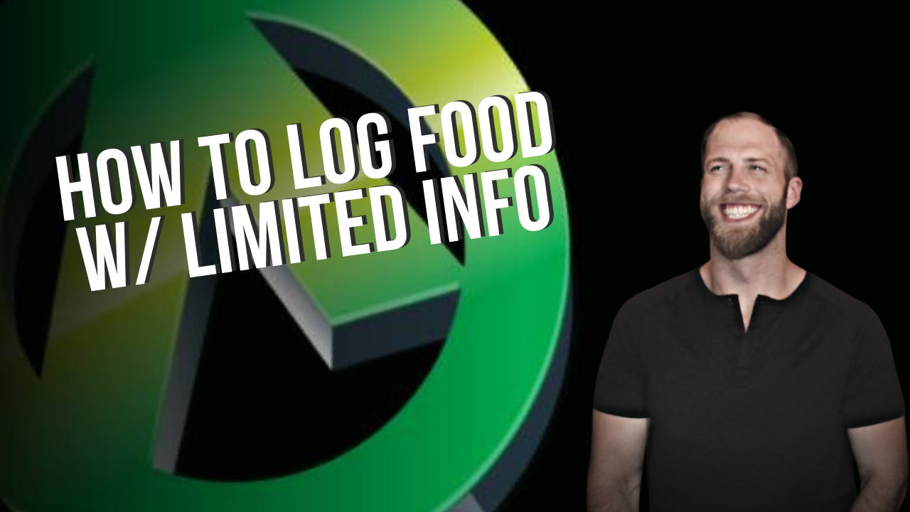 How To Log Food With Limited Information [Podcast] episode artwork