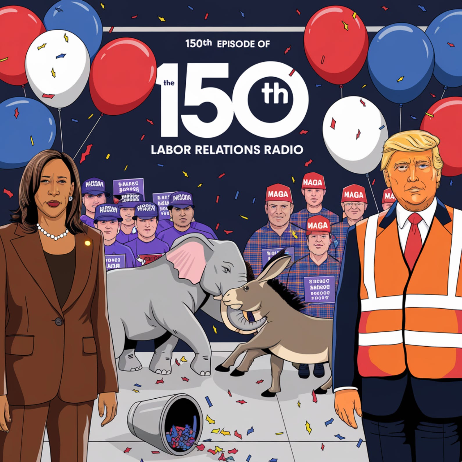 Labor Relations Radio, E150—Attorney Cary Burke On What Employers & Unions Can Expect In Labor Relations Post Election  - podcast episode cover