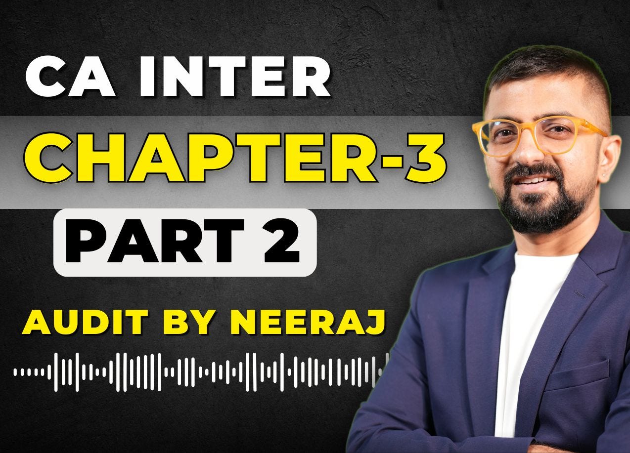 CA Inter Audit Chapter-3 Audit Risk & Risk Assessment Part-2