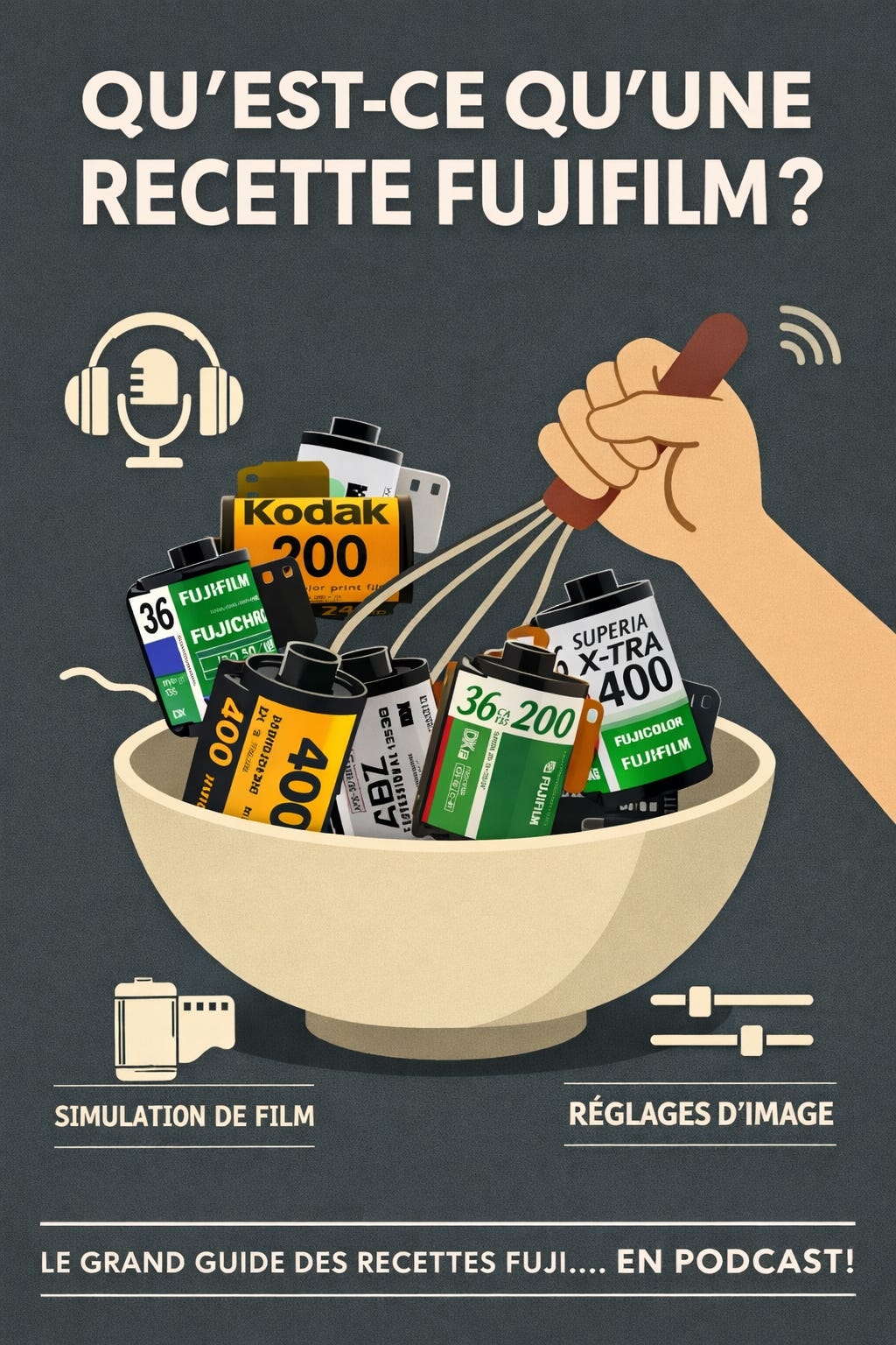 Qu'est-ce qu'une recette Fujifilm?...en podcast