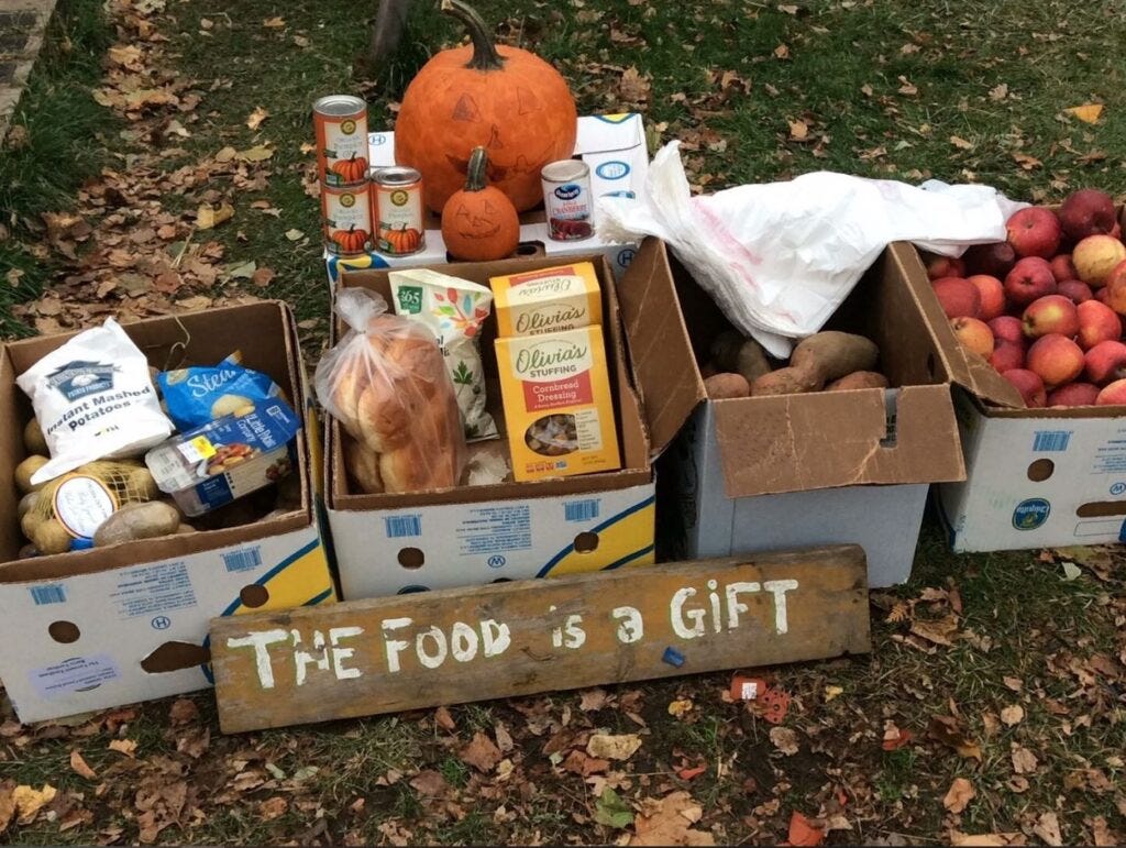 Food that’s not for sale
