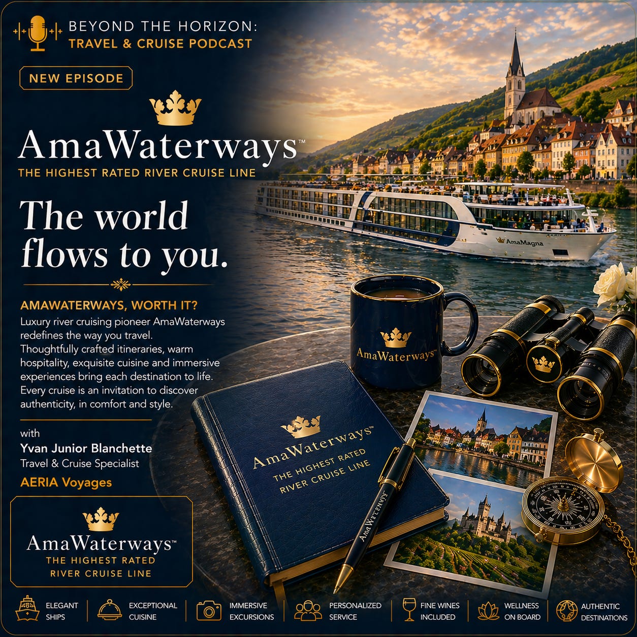 Brief | The Ultimate AmaWaterways Guide: What It Is, How It Works, and What to Expect episode artwork