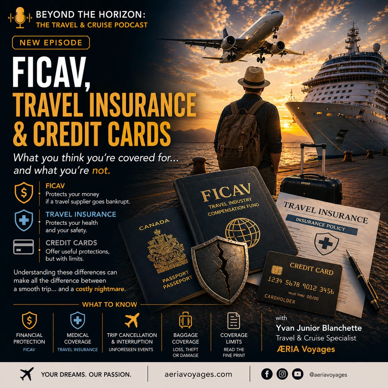 FICAV, Travel Insurance and Credit Cards: Why You're Probably Not as Well Protected as You Think episode artwork