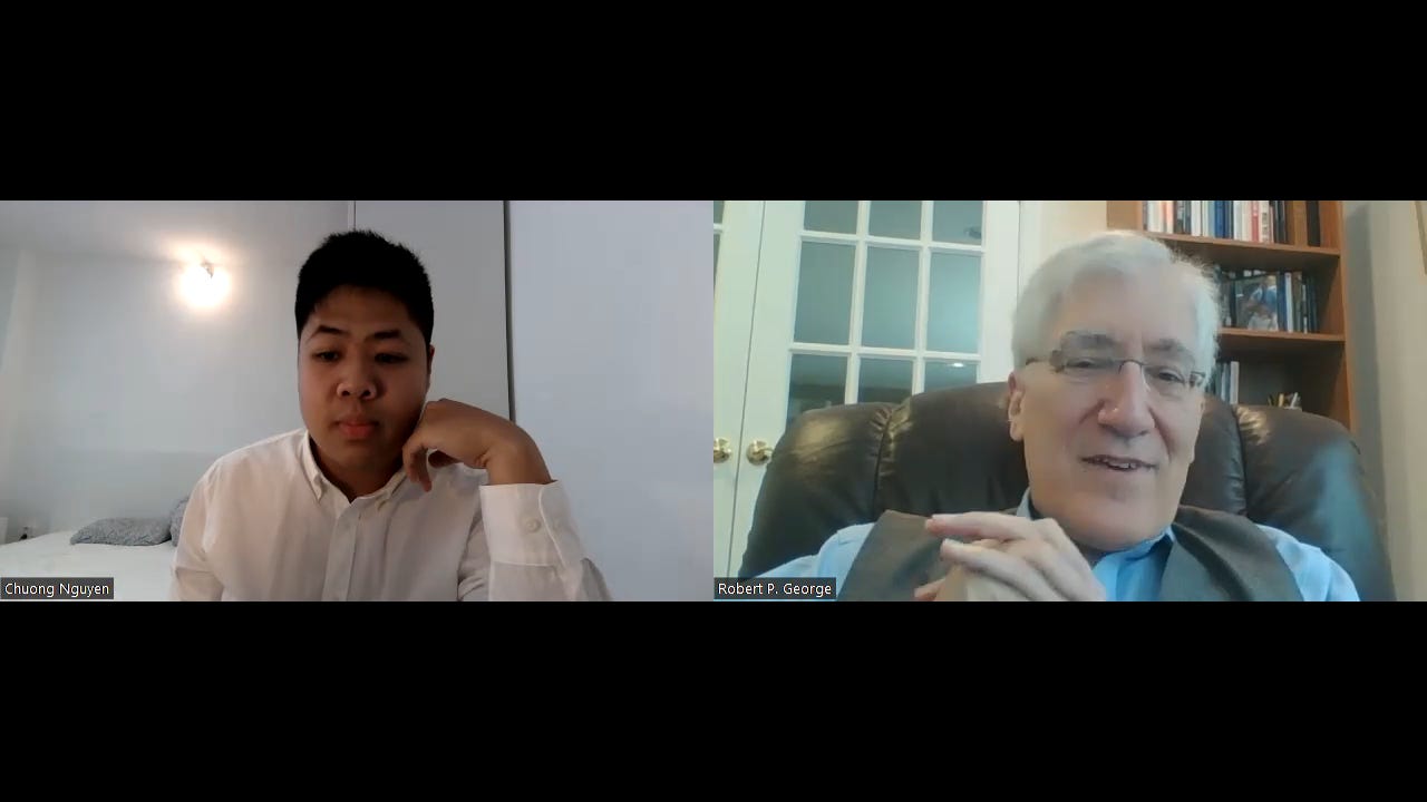 Episode 246 - Interview with Robert P. George (Professor of Jurisprudence - Princeton University) episode artwork