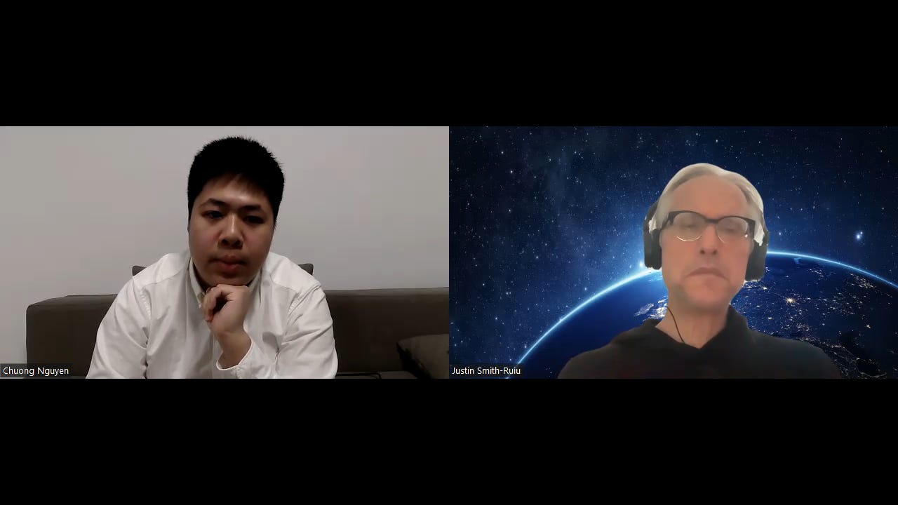 Episode 358 - Discussing Human Happiness with Justin Smith-Ruiu (Professor of Philosophy - University of Paris) episode artwork