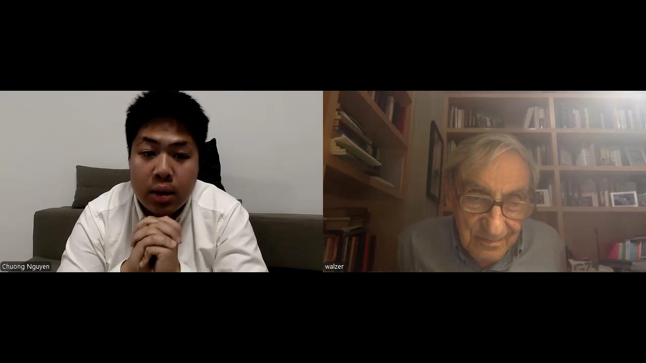 Episode 380 - Third Interview with Michael Walzer (Professor Emeritus - Institute for Advanced Study) episode artwork