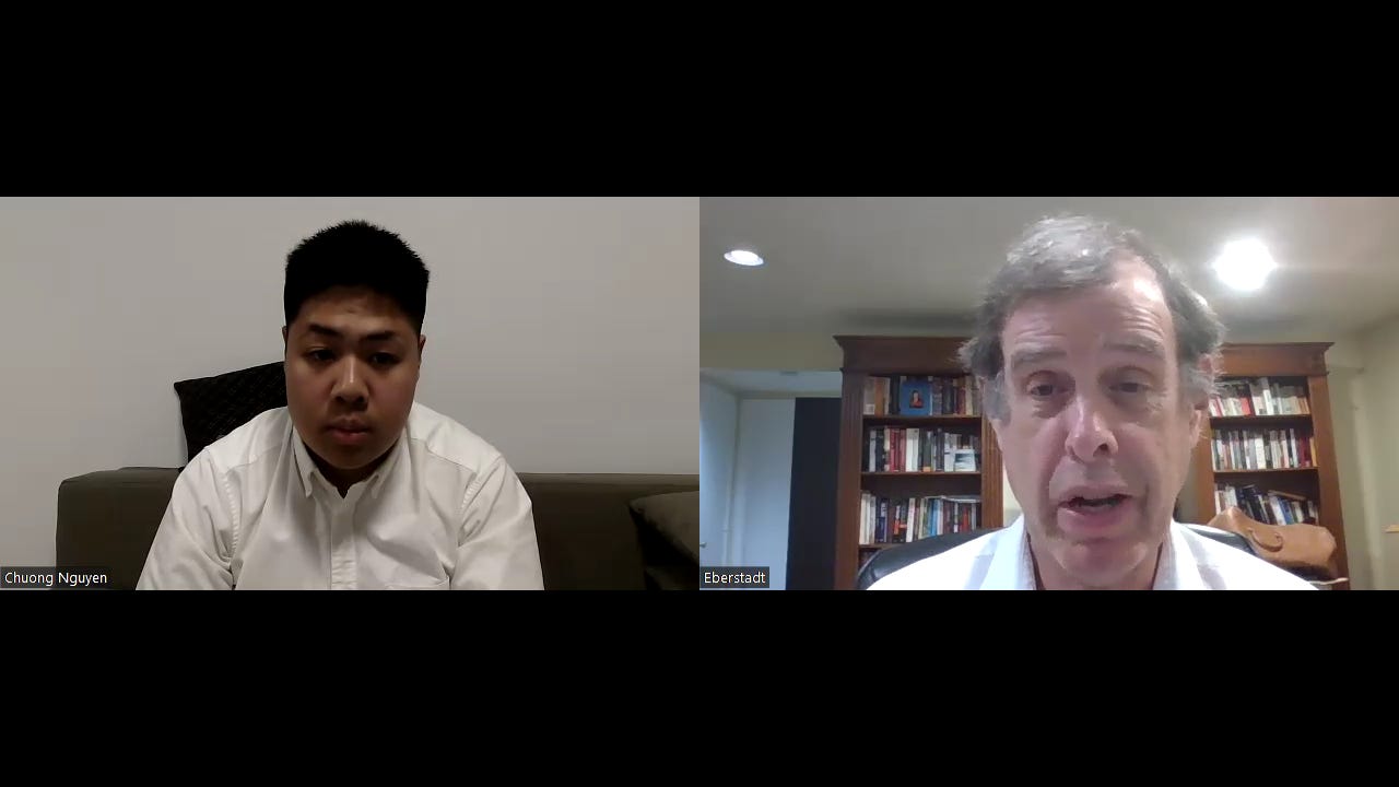 Episode 398 - Second Interview with Nicholas Eberstadt (Henry Wendt Chair of Political Economy - American Enterprise Institute) episode artwork
