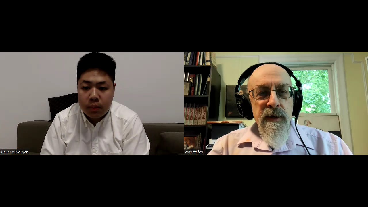 Episode 400 - Interview with Everett Fox (Professor of Hebrew and Biblical Studies - Clark University) episode artwork