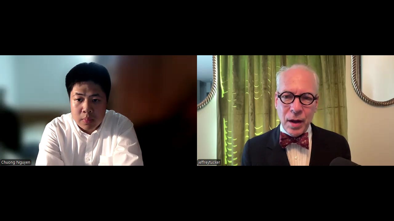 Episode 428 - Interview with Jeffrey Tucker (Founder & President - Brownstone Institute) episode artwork