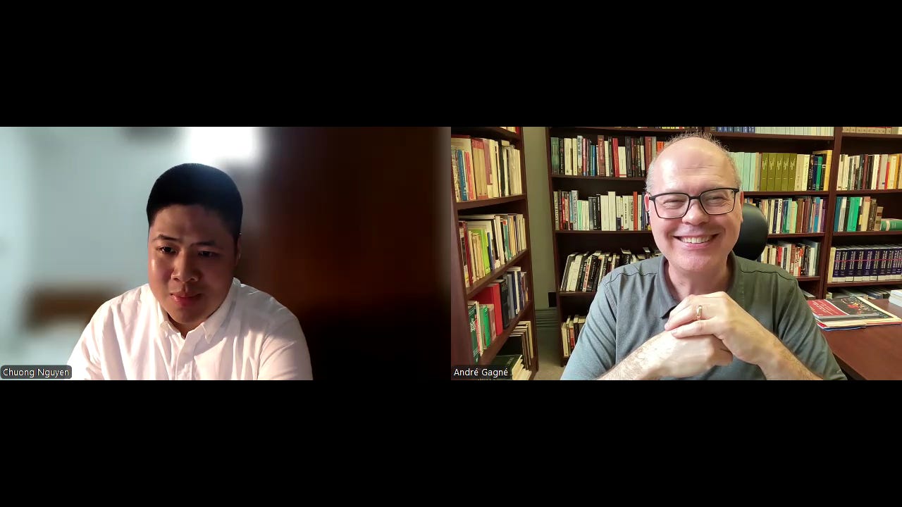 Episode 431 - Interview with André Gagné (Professor and Chair of Theological Studies - Concordia University) episode artwork