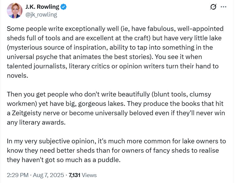 Is Rowling a Romance Writer or What?
