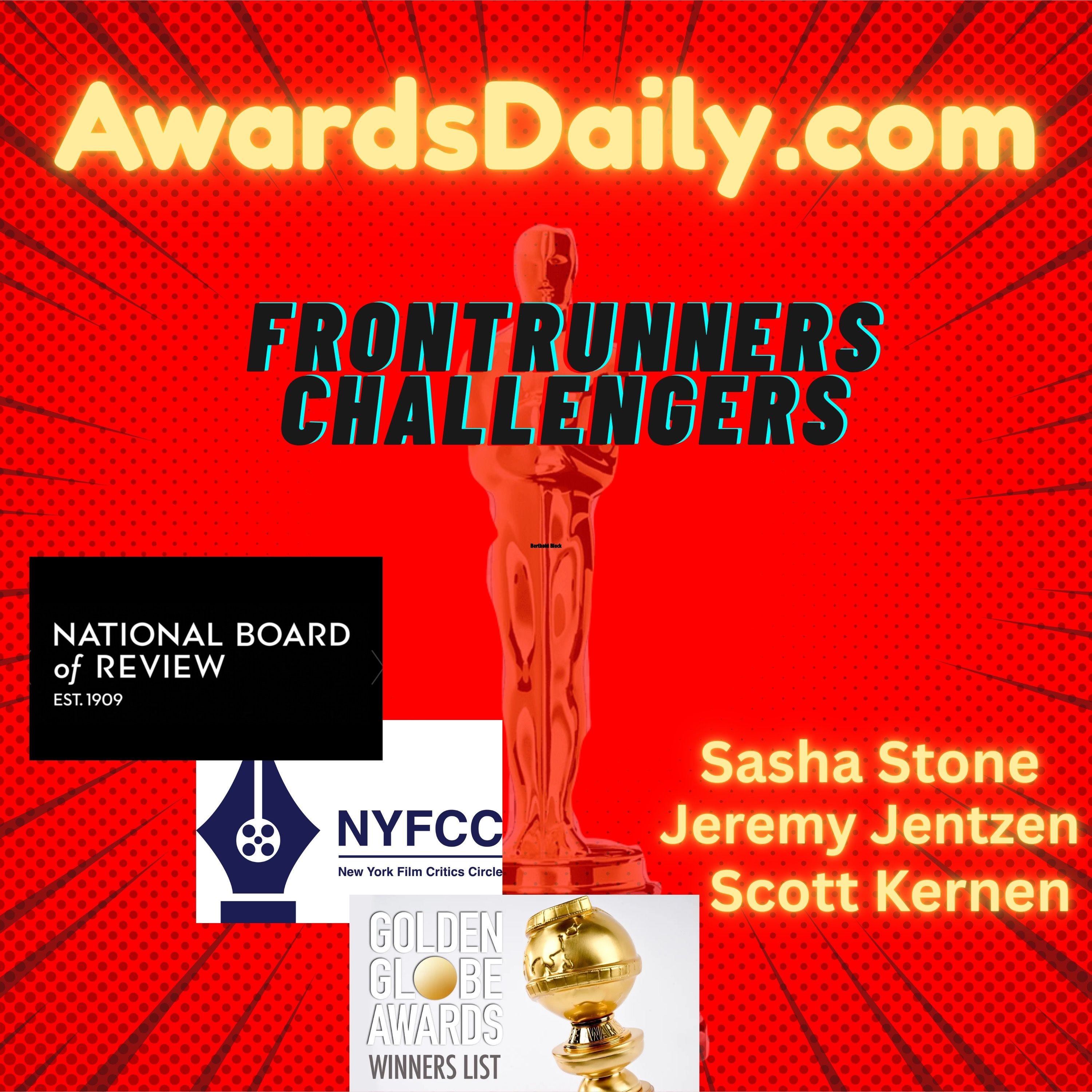 Frontrunners and Challengers: Predicting Big Awards Week--NBR, NYFCC, Critics Choice, Golden Globes! episode artwork