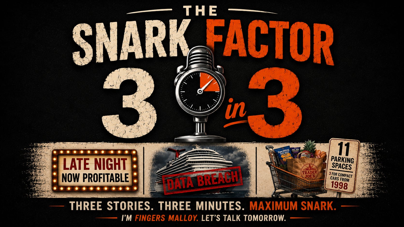 The Snark Factor 3 in 3 - Late Night Cruise Joe’s
