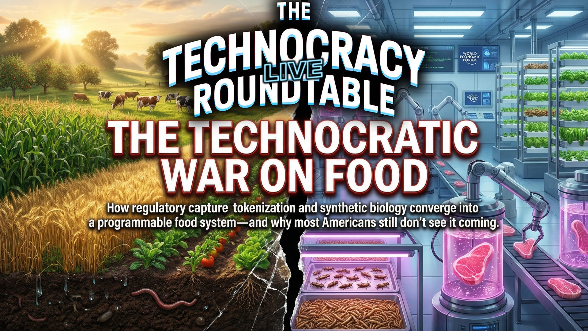 Technocracy's War on Food: Who's Controlling Your Plate? episode artwork