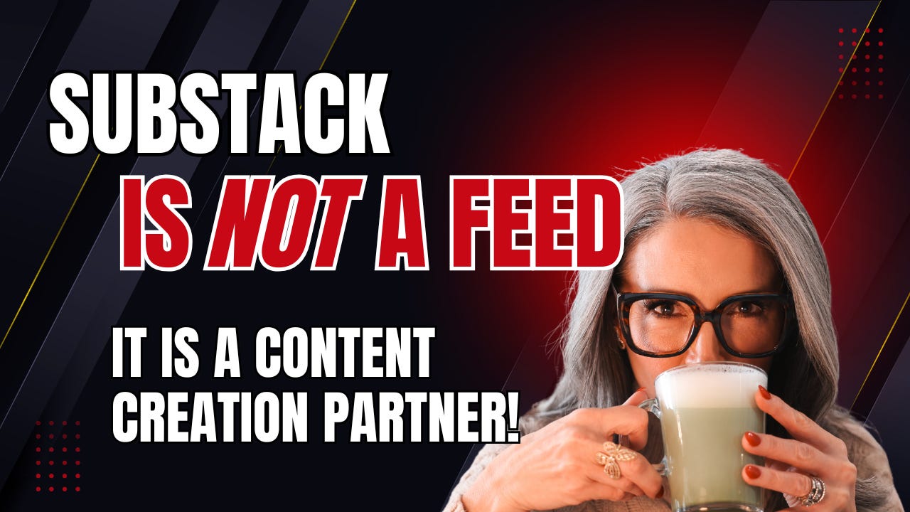 Substack is a publishing house, not a feed Substack is a publishing house, not a feed