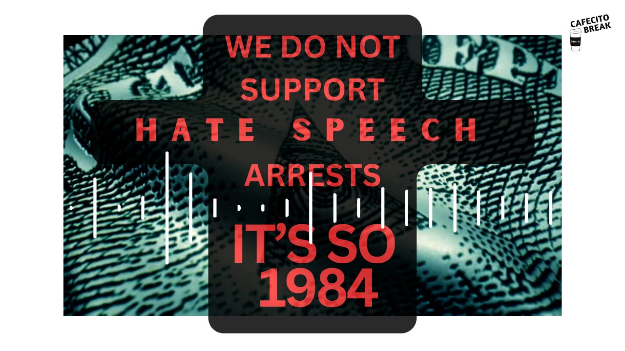 We Do Not Support Hate Speech Arrests... It's So 1984 episode artwork