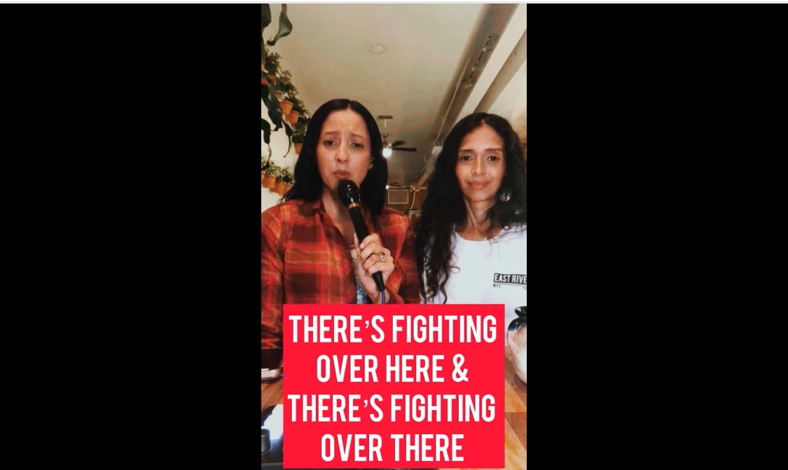 There's Fighting Over Here & There's Fighting Over There