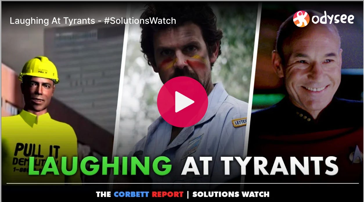 Laughing At Tyrants - #SolutionsWatch