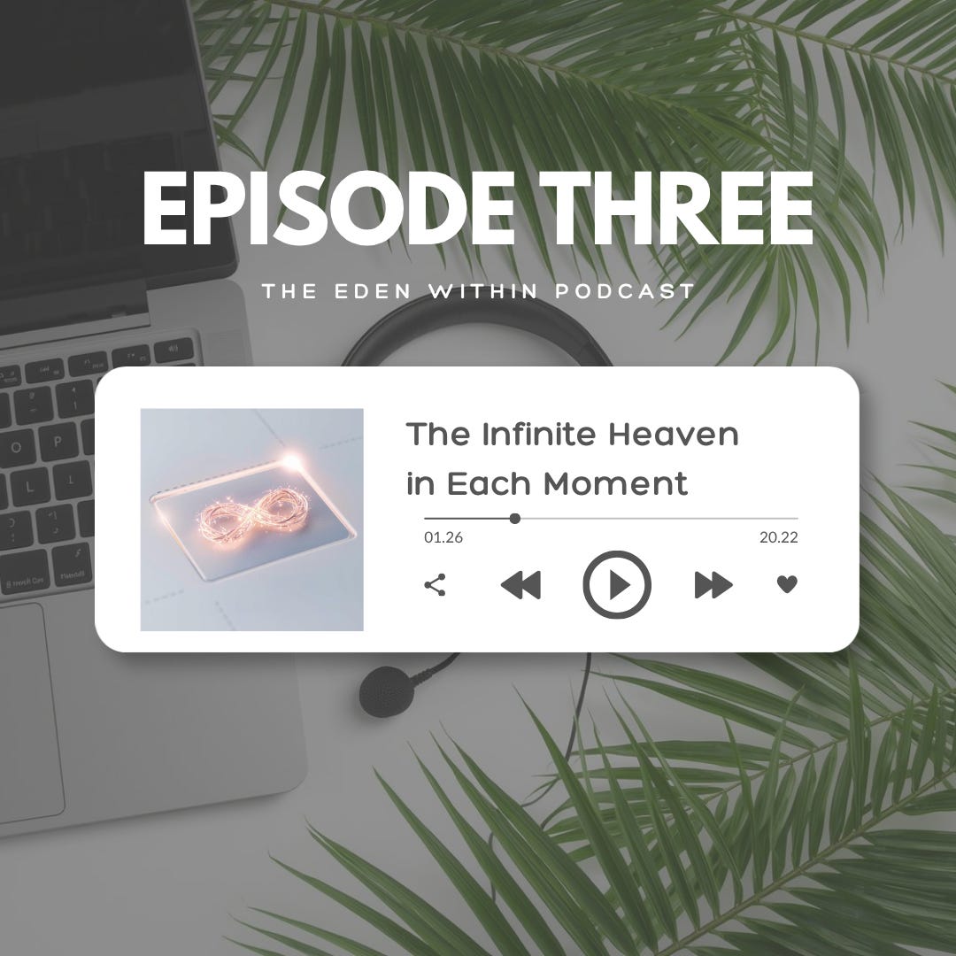 Podcast Episode 3: The Infinite Heaven in Each Moment  episode artwork