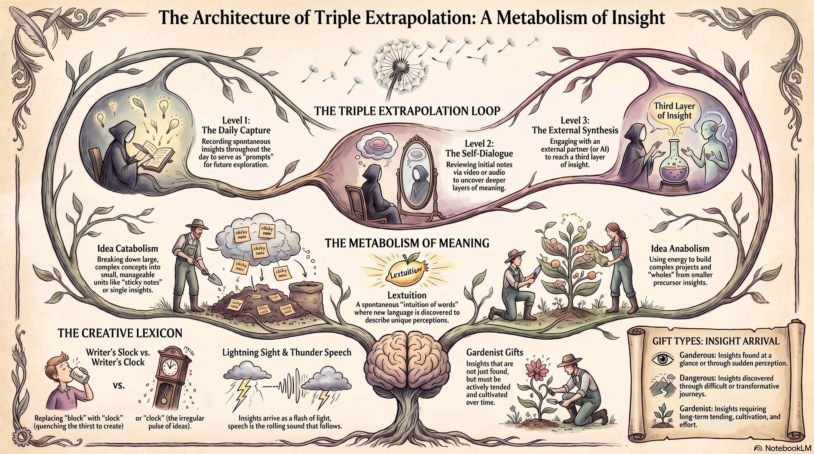Lextuition is intuition through language, Writer's Clock, and Originating Ideas episode artwork