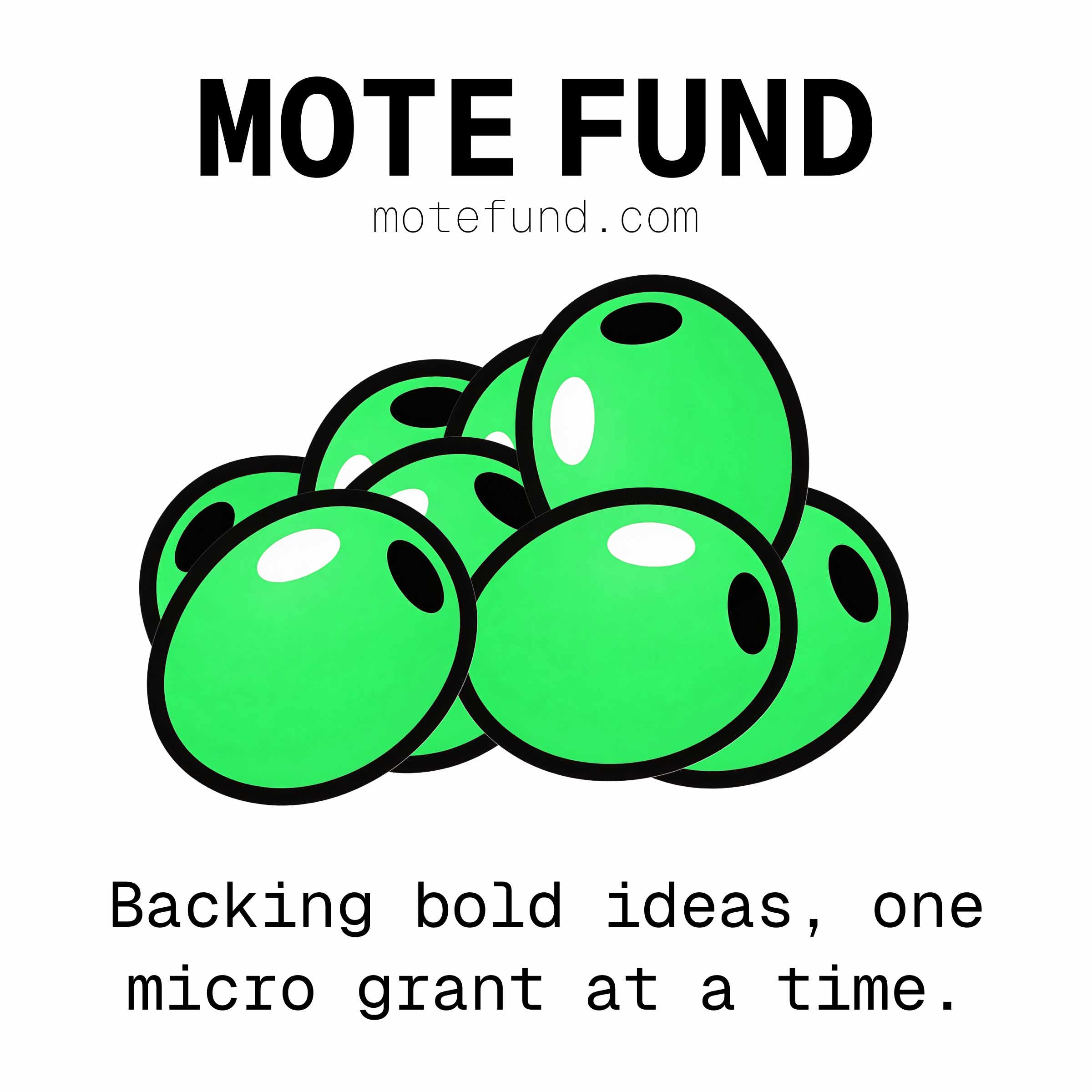 MOTE FUND - The power of micro grants podcast artwork