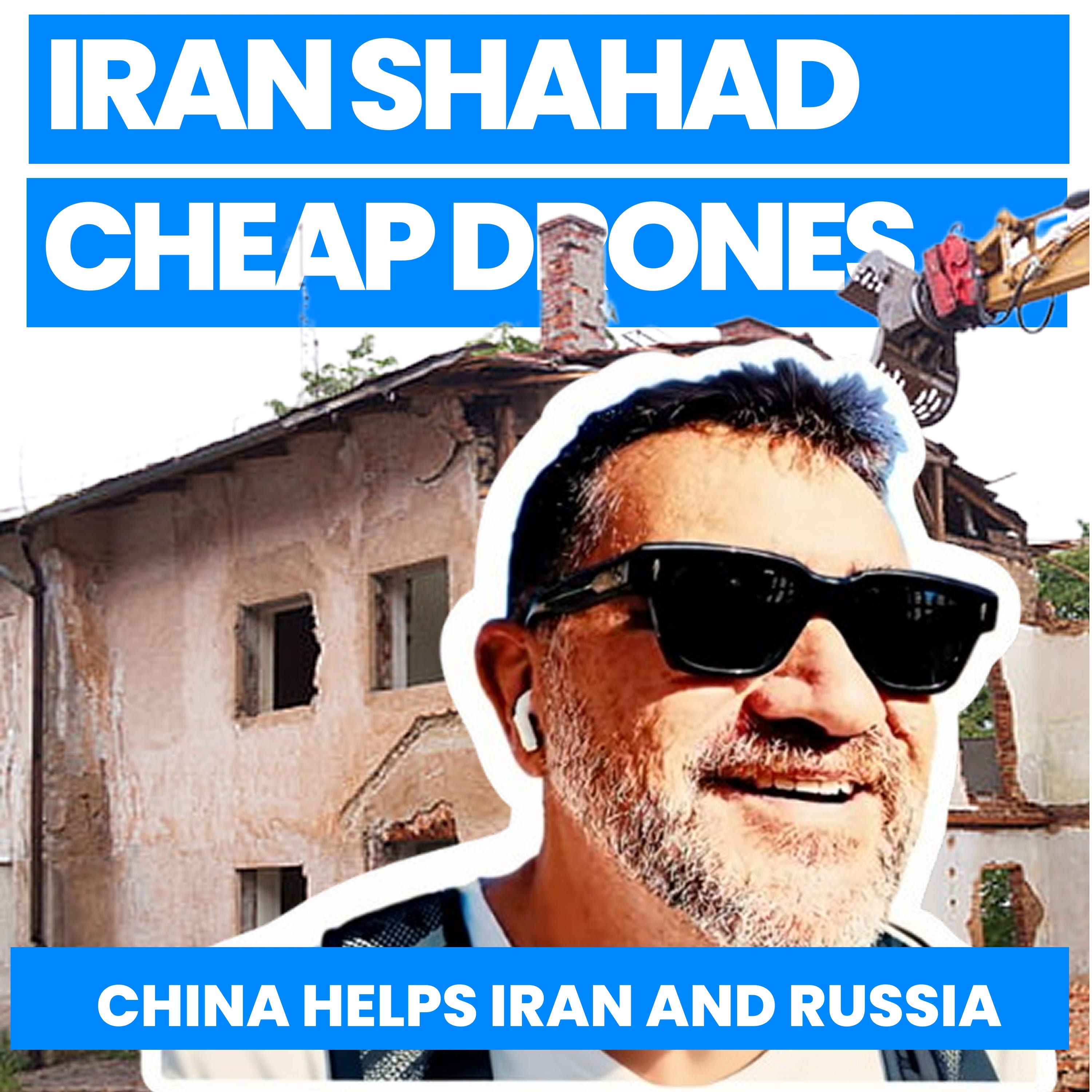 Shahed drone engines flowing from China to Iran and Russia - the supply chain that’s powering Tehran’s production of these cheap, effective kamikaze drones episode artwork