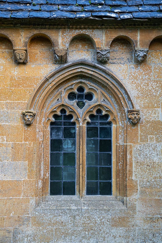 Ballflowers and Poppyheads