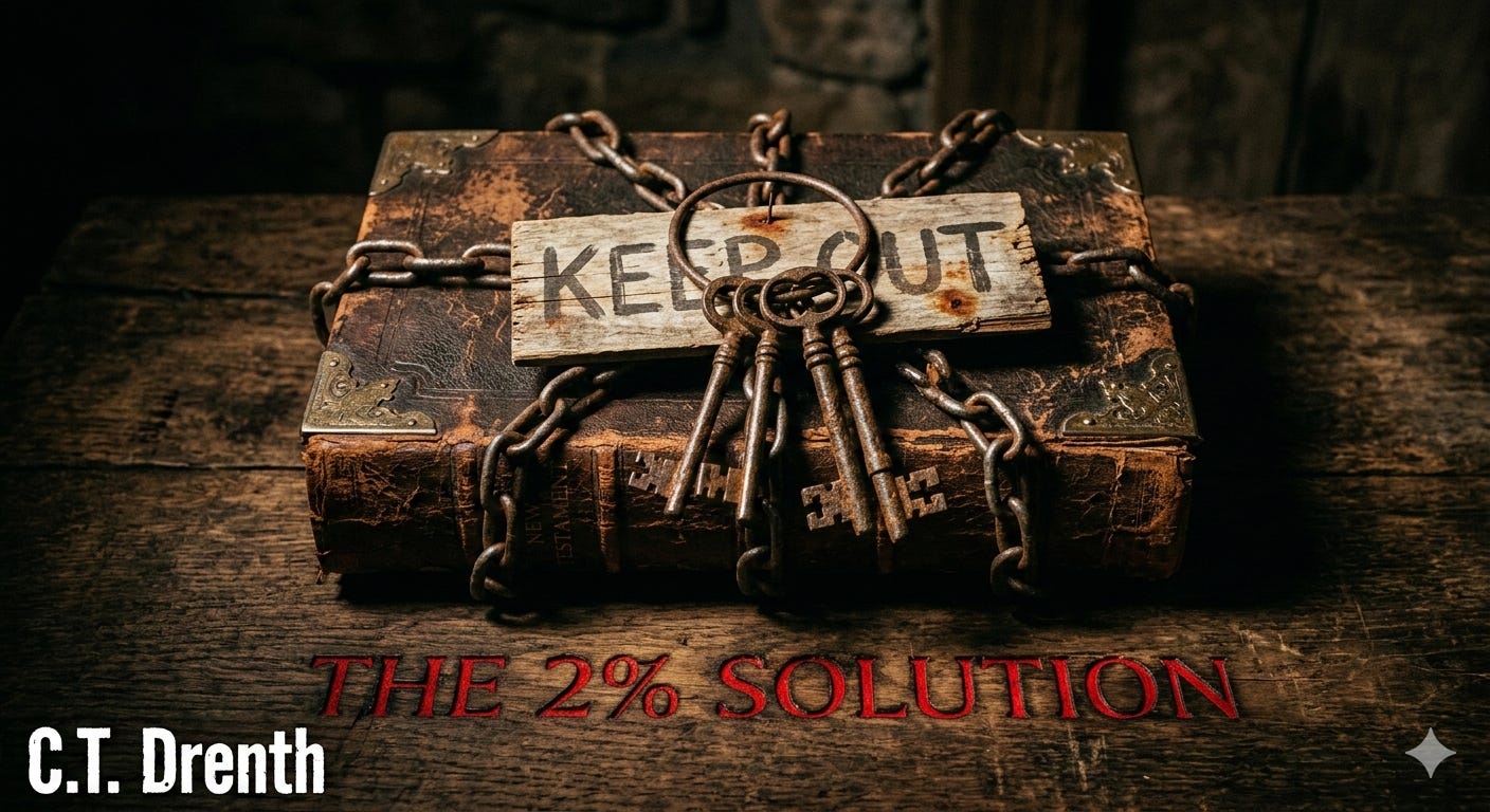 Only 2% of the Bible is Jesus...