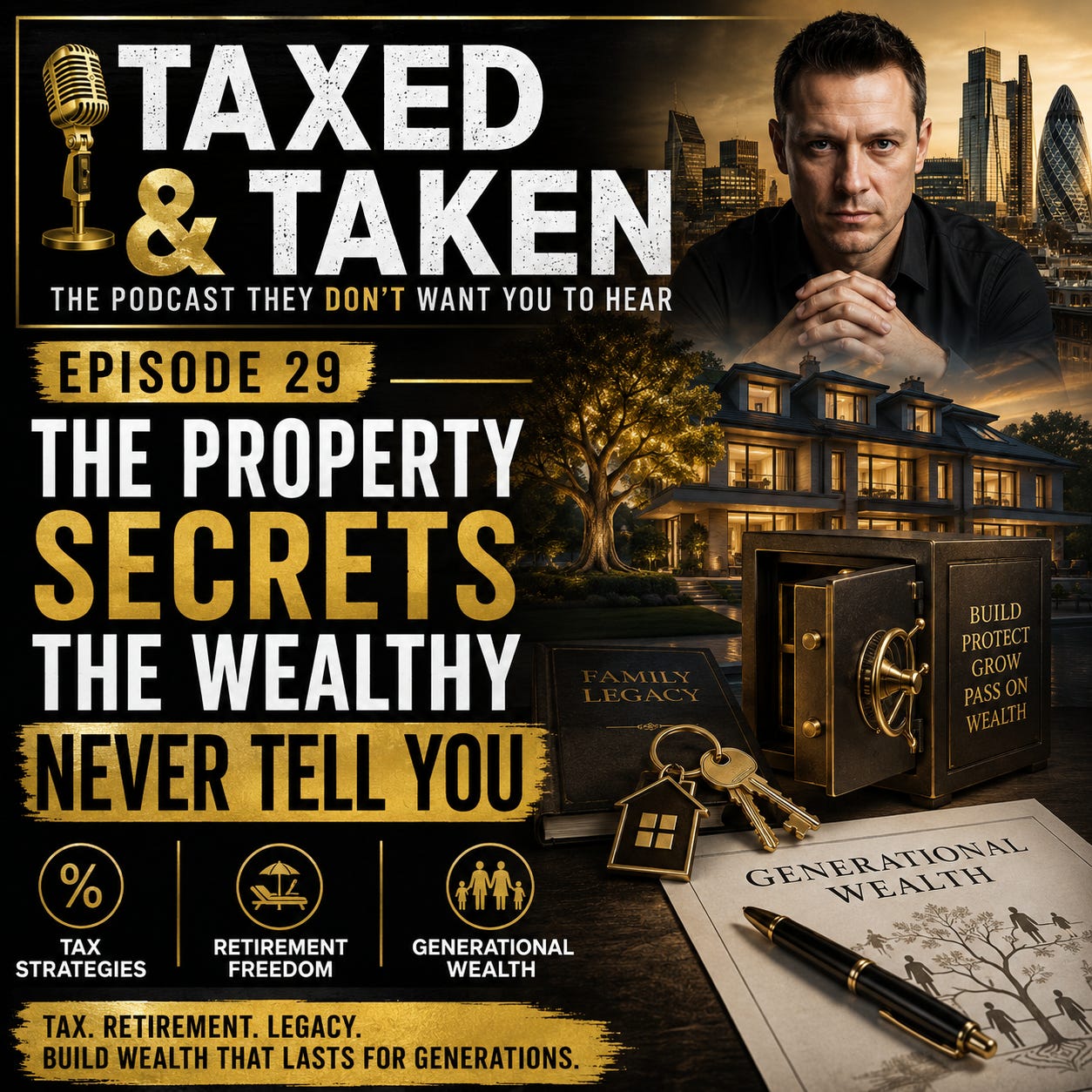 Episode 29: The Property Secrets the Wealthy Never Tell You | Tax, Retirement & Generational Wealth Part 2 episode artwork