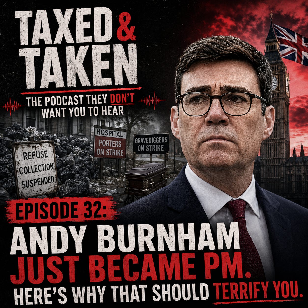 Episode 32: "Andy Burnham Just Became PM. Here's Why That Should Terrify” episode artwork