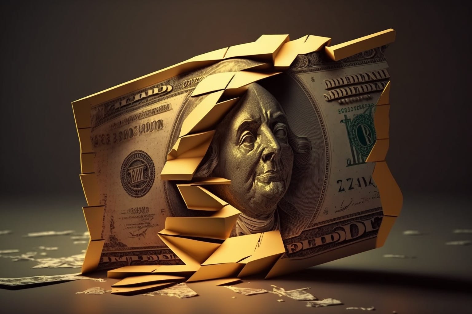 Collapse in slow motion