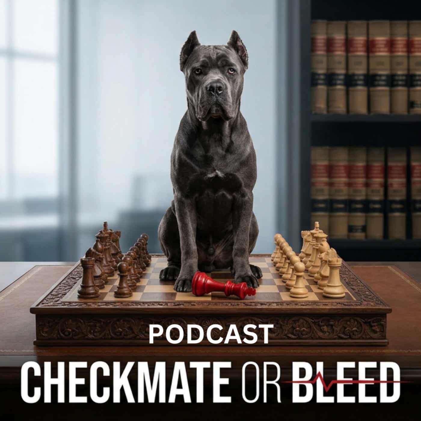Checkmate or Bleed podcast artwork