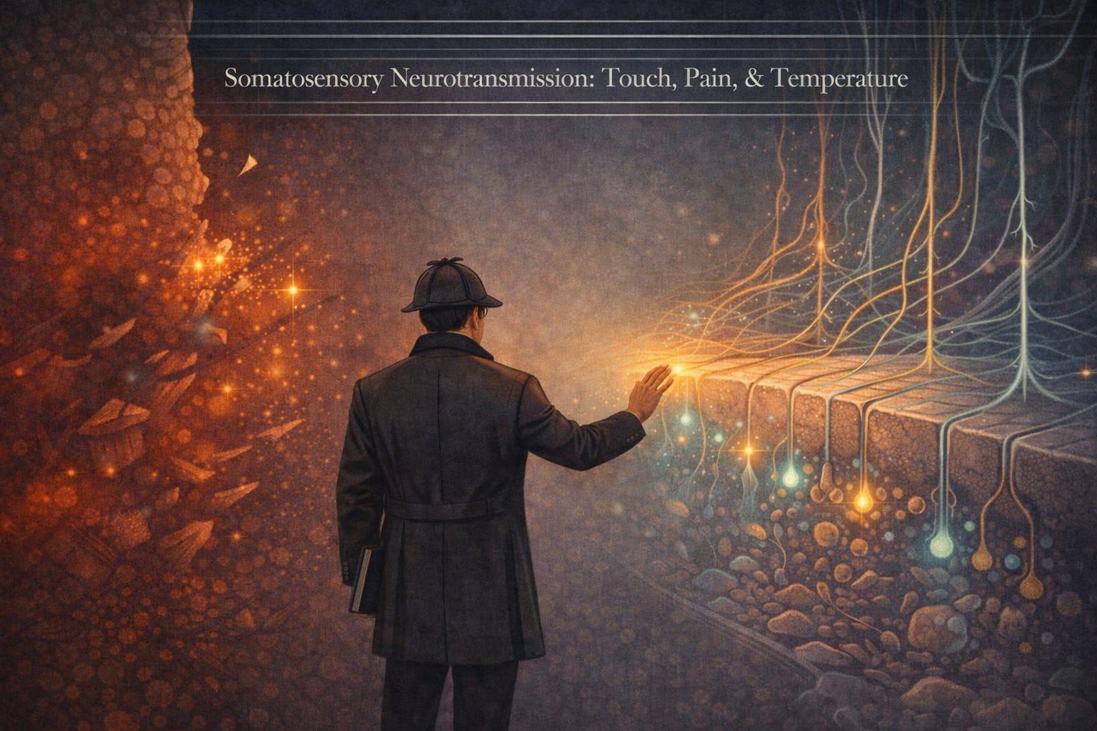 Physio 08: Somatosensory Neurotransmission: Touch, Pain, & Temperature episode artwork