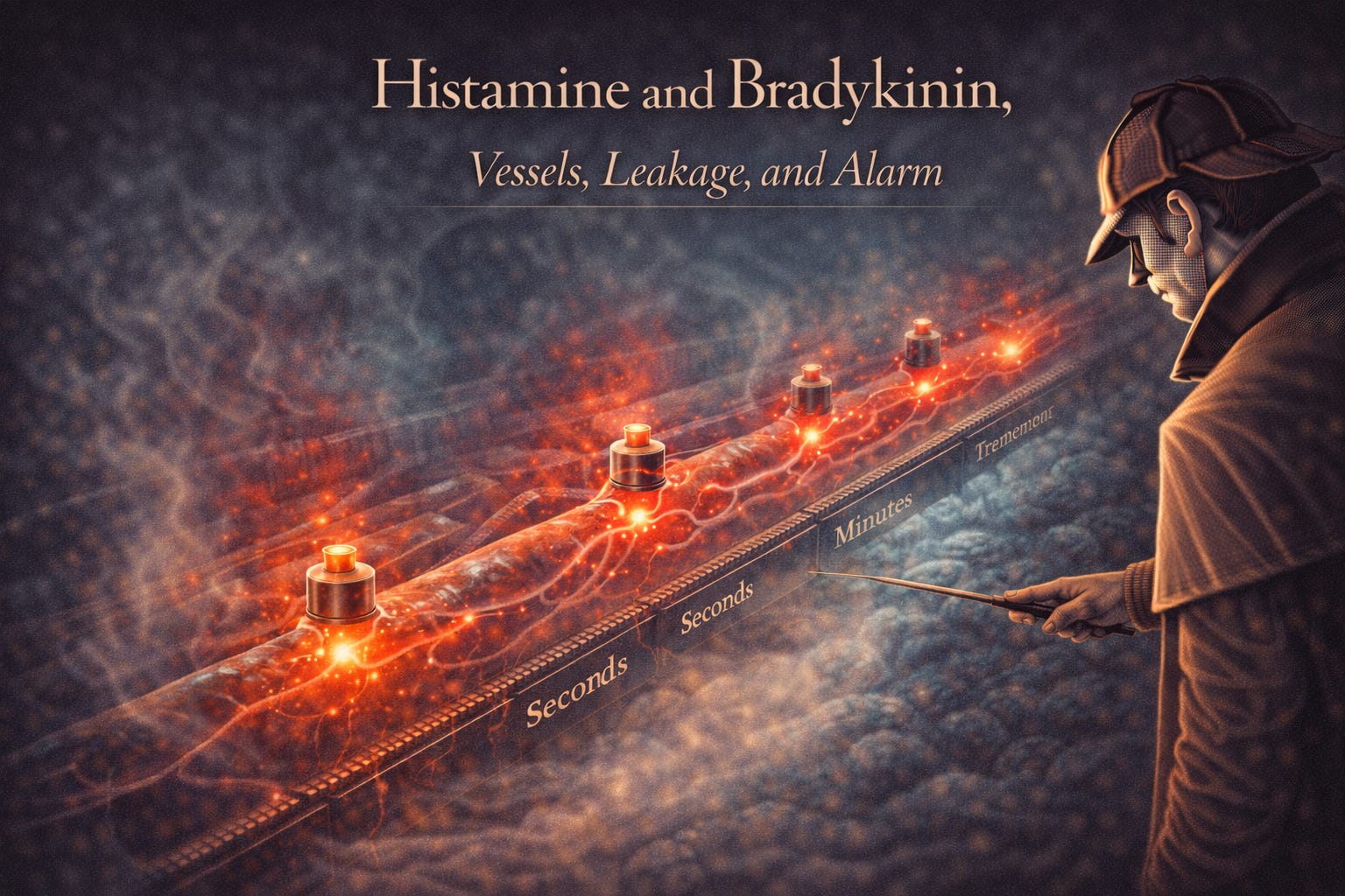Pharma 39: Histamine and Bradykinin - Vessels, Leakage, and Alarm episode artwork