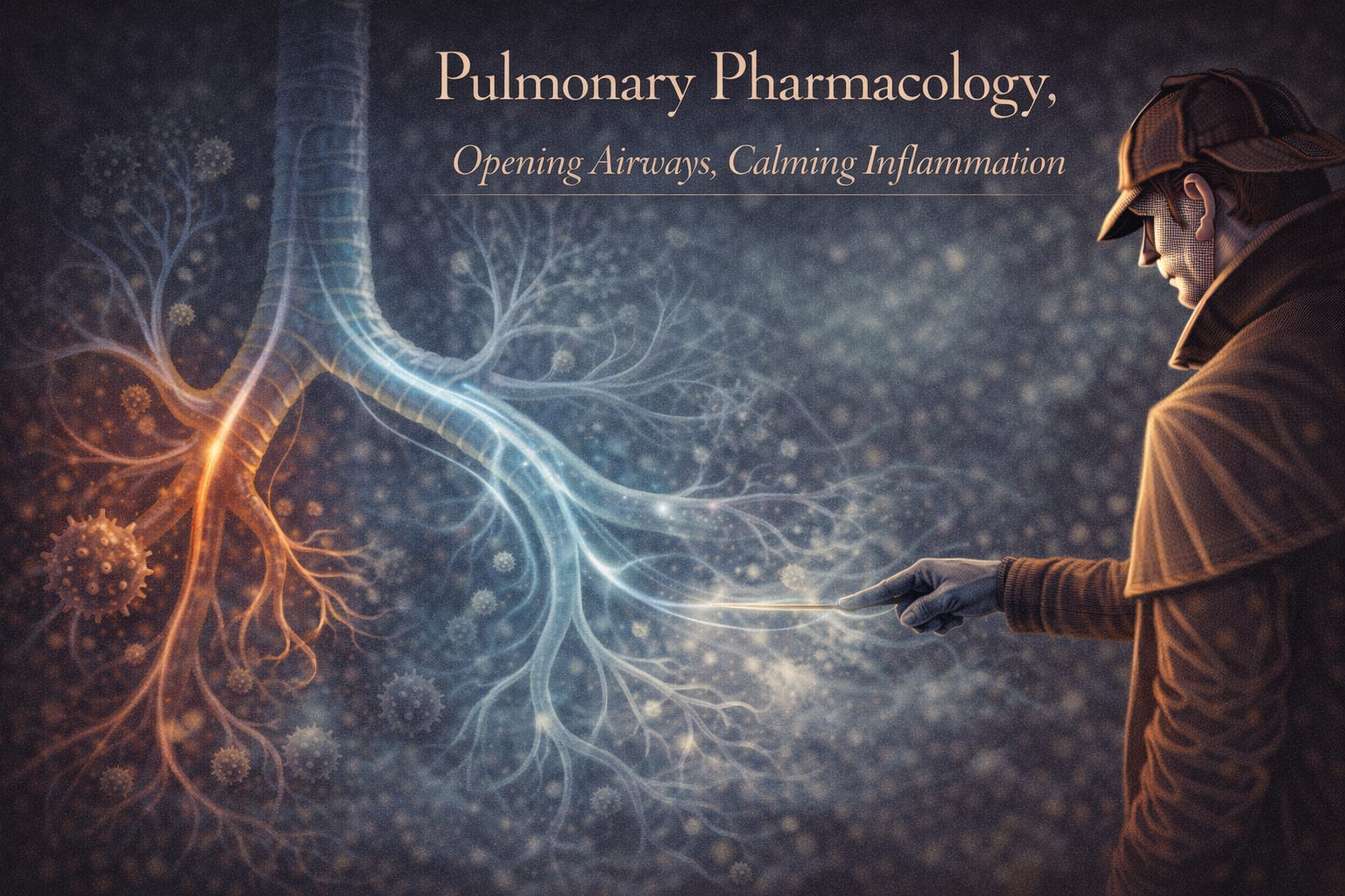 Pharma 40: Pulmonary Pharmacology - Opening Airways, Calming Inflammation episode artwork