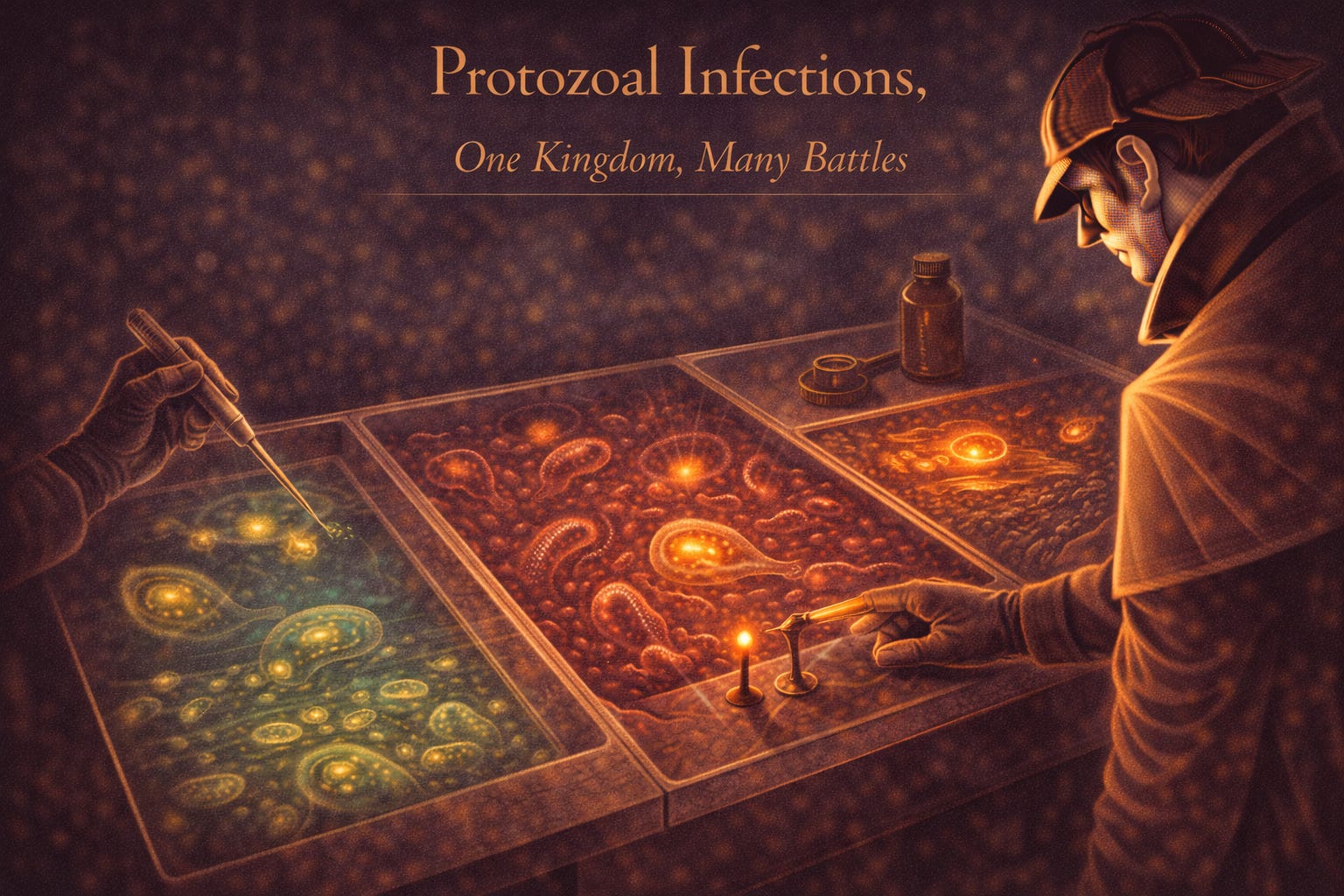 Pharma 54: Protozoal Infections - One Kingdom, Many Battles episode artwork