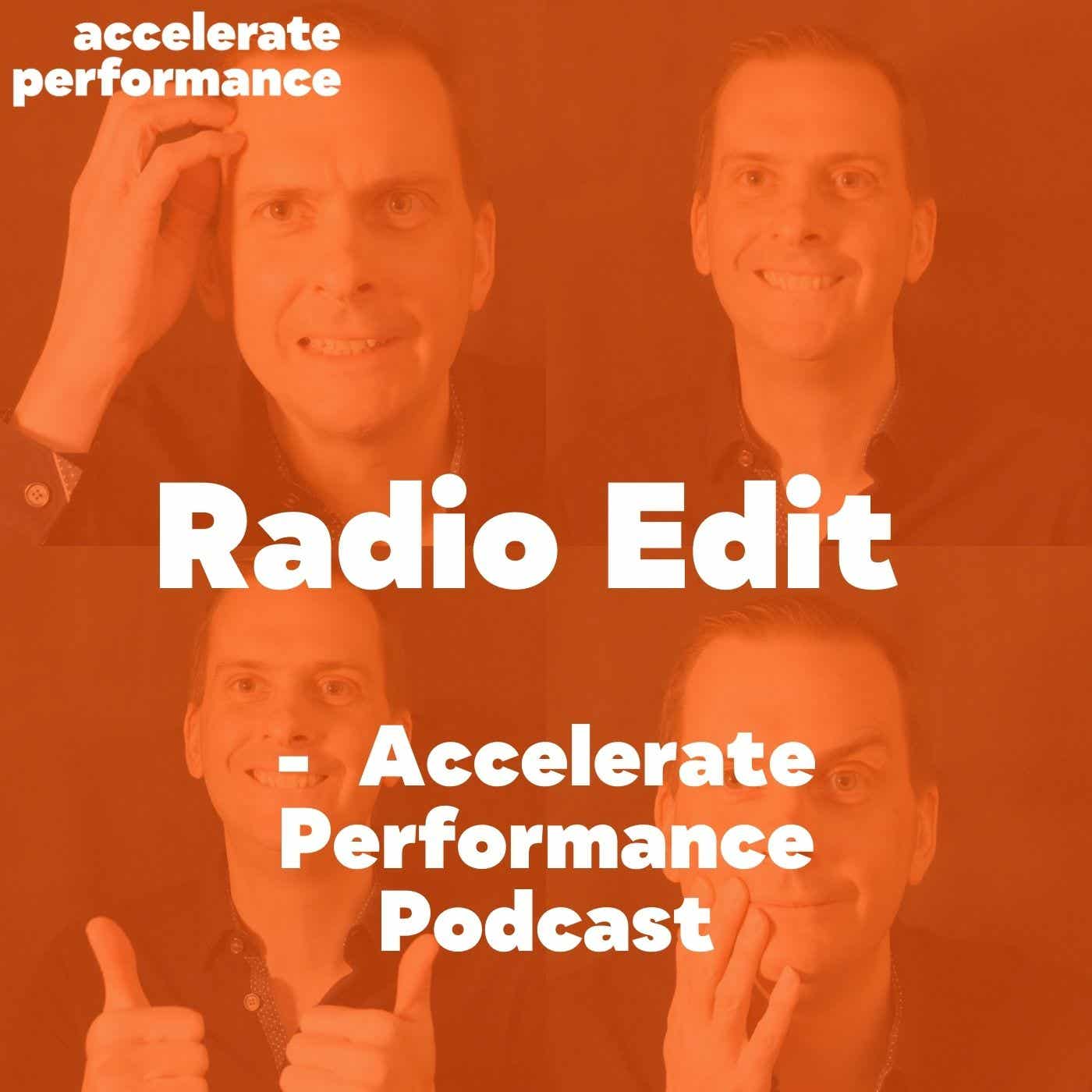 Radio Edit - Accelerate Performance cover art