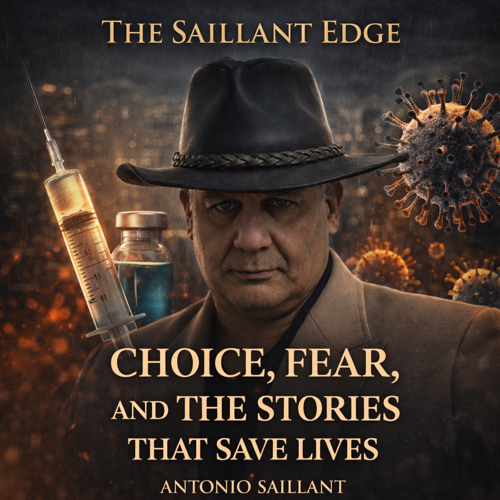 CHOICE, FEAR, AND THE STORIES THAT SAVE LIVES episode artwork