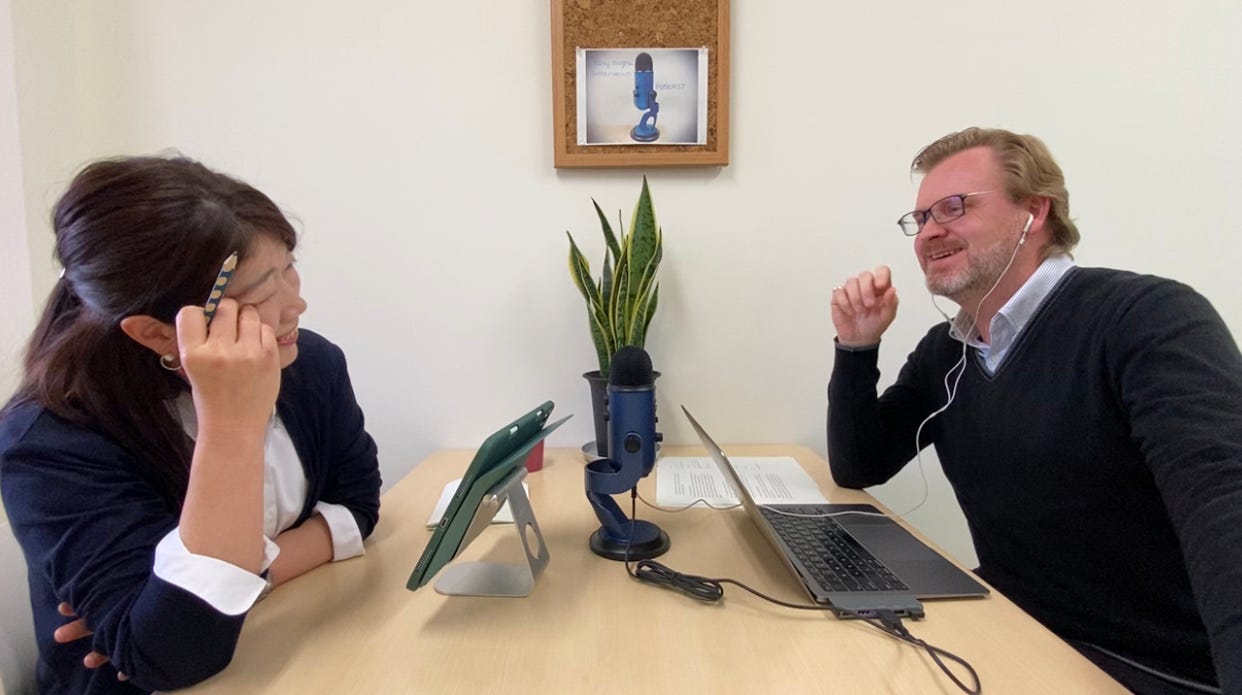 Easy English Interviews Podcast #2 - Mamico Komiyama Ph.D.